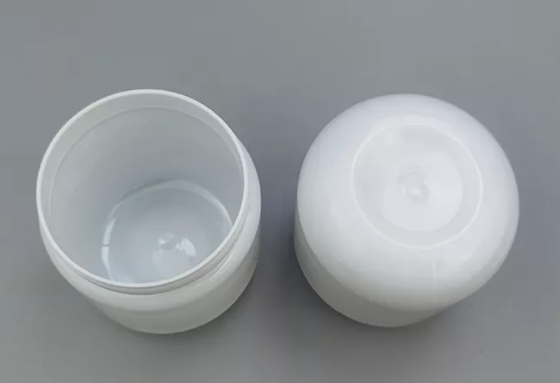 Leeres HDPE Soems kosmetisches Plastikglas 250ml für das Sahneverpacken