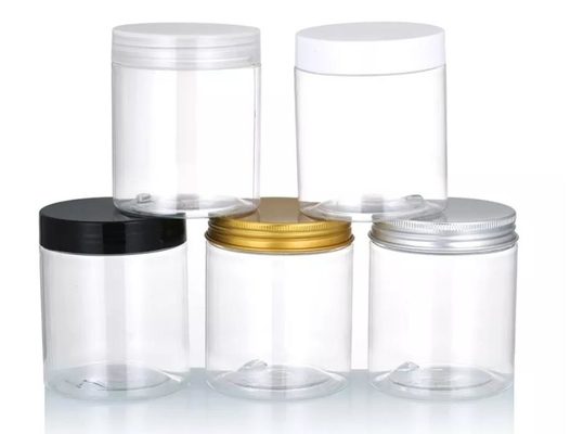 HAUSTIER freien Raumes 30ml 80ml 100ml 120ml 150ml Plastikglas mit schwarzem Deckel-Nahrungsmittelgrad